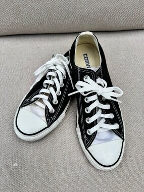 Converse Chuck Taylor All Star Low Top Sneakers Black White Classic | Women’s 7